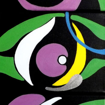 "De nuit" başlıklı Tablo Catb tarafından, Orijinal sanat, Akrilik