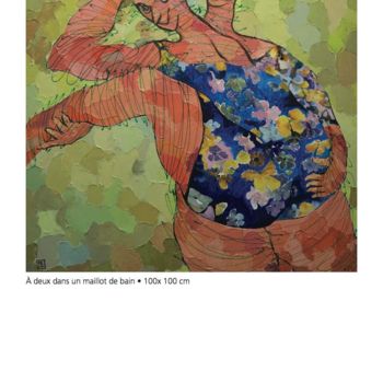 Painting titled "a-deux-dans-un-mail…" by Li Chen, Original Artwork