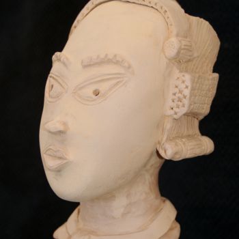 Sculptuur getiteld "stylnok femme" door Pierre Morice, Origineel Kunstwerk, Terra cotta
