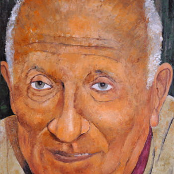 Ζωγραφική με τίτλο "Portrait de Roberto…" από Renand, Αυθεντικά έργα τέχνης, Λάδι