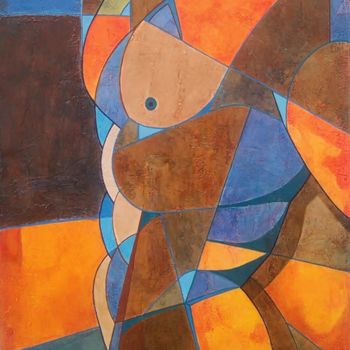 「Torso」というタイトルの絵画 Stefanoによって, オリジナルのアートワーク, アクリル
