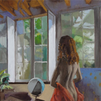 Peinture intitulée "La petite musique d…" par Gilles Chambon, Œuvre d'art originale, Huile Monté sur Châssis en bois