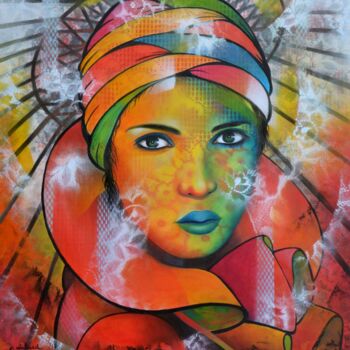 Malerei mit dem Titel "sousl-ombrelle2.jpg" von Jeannette Guichard-Bunel, Original-Kunstwerk, Öl