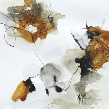 Painting titled "A quoi tu penses ..…" by Isabelle Mignot, Original Artwork, Other