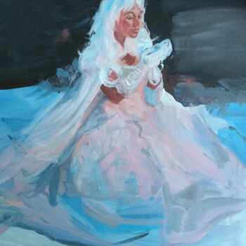 Peinture intitulée "Inessa Amber, actre…" par Eye Mage, Œuvre d'art originale, Acrylique