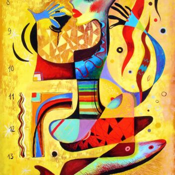 Pintura titulada "The Coffee" por Kaola Oty, Obra de arte original, Acrílico