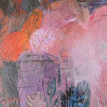 Pintura titulada "L'INACHEVEE" por Mchartrie, Obra de arte original, Oleo Montado en Bastidor de camilla de madera