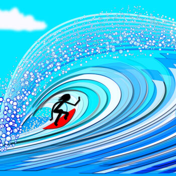 Digital Arts titled "UnTubed" by Casey Herman, Original Artwork, 2D Digital Work