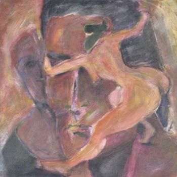 Painting titled "Hold Me FMNP71" by Richard Herr, Original Artwork, Acrylic