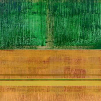 Schilderij getiteld "Land I   **  série…" door Pascal Buffard, Origineel Kunstwerk