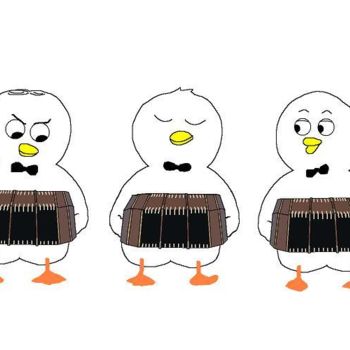 Drawing titled "Bandoneon Players" by Kai-Yu Sun, Original Artwork, Other