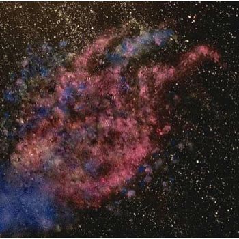 Peinture intitulée "Poussière d'étoiles…" par Liza Peninon, Œuvre d'art originale, Acrylique