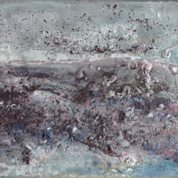 Peinture intitulée "Terre de Mars" par Martine Brugeron, Œuvre d'art originale