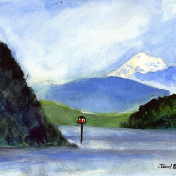 绘画 标题为“Anacortes, Washingt…” 由Janel Bragg, 原创艺术品, 水彩