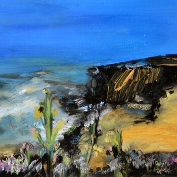 Peinture intitulée "Ergerzhadenn" par Muriel Cayet, Œuvre d'art originale, Acrylique