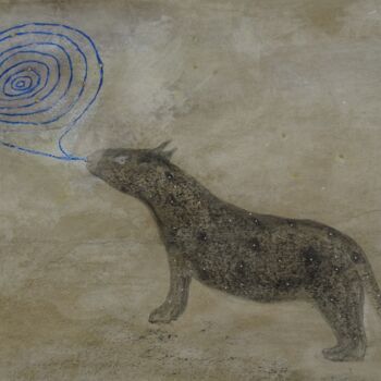 Zeichnungen mit dem Titel "LE GOBEUR DE NUITS" von Maxime Mucret, Original-Kunstwerk