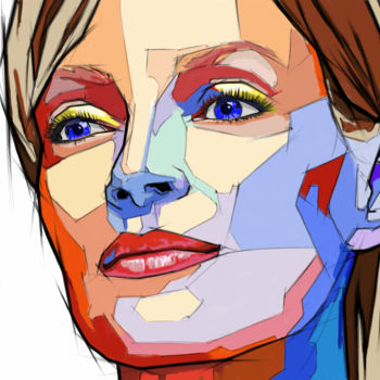 Digital Arts με τίτλο "Uma.jpg" από Paolo Luino, Αυθεντικά έργα τέχνης, Ψηφιακή ζωγραφική