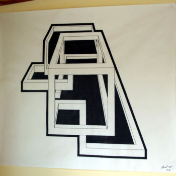 Painting titled "The Pi Project Part…" by Clément Charoy, Original Artwork, Marker