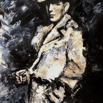 「bogart」というタイトルの絵画 Ferrandによって, オリジナルのアートワーク, アクリル