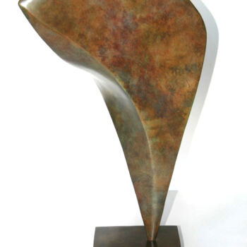 Sculpture intitulée "L'Envol" par Monique Vivian, Œuvre d'art originale, Métaux