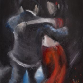 Peinture intitulée "TANGO LATINO 3" par Frederic Janssens (Fredj), Œuvre d'art originale, Huile