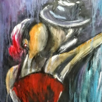 Peinture intitulée "MILONGA" par Frederic Janssens (Fredj), Œuvre d'art originale, Acrylique