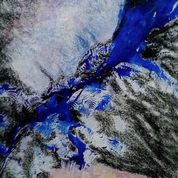 Painting titled "un soupir" by Francisco  Duart Mendes, Original Artwork, Ink