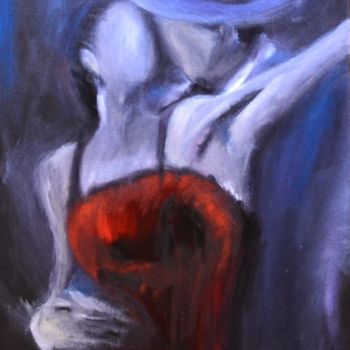 Peinture intitulée "TANGO LATINO 2" par Frederic Janssens (Fredj), Œuvre d'art originale, Huile