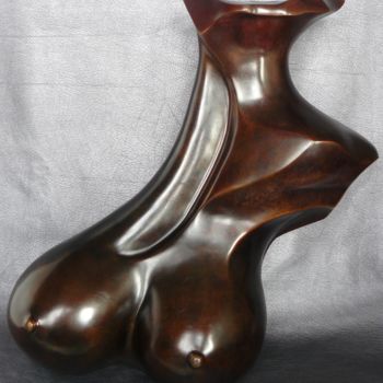 Scultura intitolato "abondance-bronze-2.…" da Franceleine Debellefontaine, Opera d'arte originale