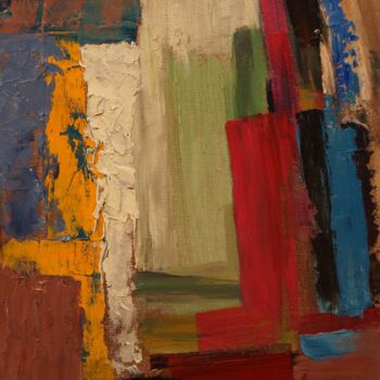 Peinture intitulée "Porte d'Aphrodite 2…" par Pierre Paszkowski, Œuvre d'art originale, Huile