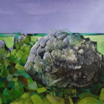 Peinture intitulée "Méteore Five." par Mariekverbois, Œuvre d'art originale, Acrylique