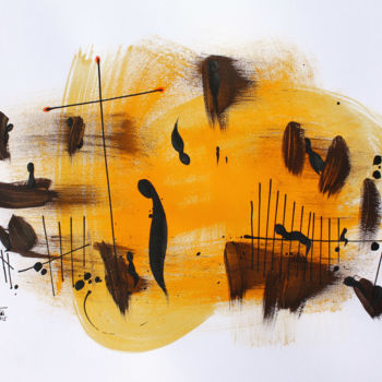 Tekening getiteld "World IX" door Pribi, Origineel Kunstwerk, Inkt