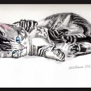 Drawing titled "n°5" by Talie, Original Artwork, Pencil