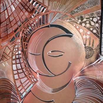 Peinture intitulée "p1060541.jpg" par Lapiche, Œuvre d'art originale, Acrylique