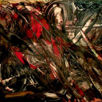 Ζωγραφική με τίτλο "Femme cachée" από Pierre-Paul Marchini, Αυθεντικά έργα τέχνης, Λάδι