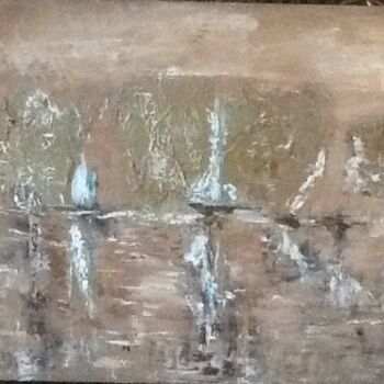 Peinture intitulée "Régate" par Anne Vignau, Œuvre d'art originale