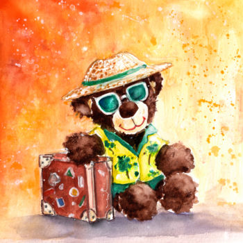 Painting titled "Truffle Mcfurry Rea…" by Miki De Goodaboom, Original Artwork, Watercolor