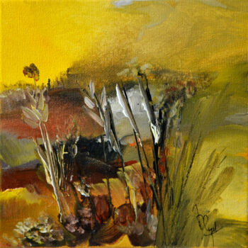 Peinture intitulée "Les sept possibles" par Muriel Cayet, Œuvre d'art originale, Acrylique