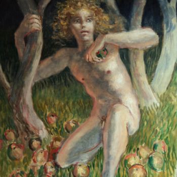 Peinture intitulée "maraudeur!" par Claude Hardenne, Œuvre d'art originale