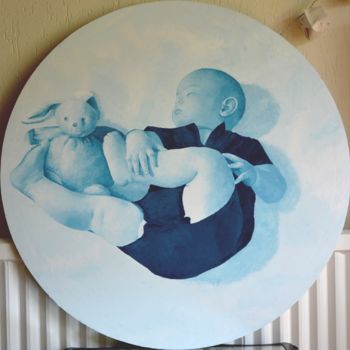 Painting titled "RONDEURS" by Stephanie Ledroit, Original Artwork