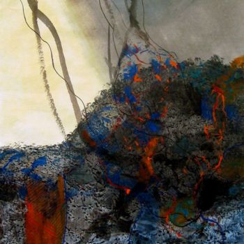 제목이 "Feux sur la coline"인 미술작품 Sebastian Olivier Burckhardt로, 원작