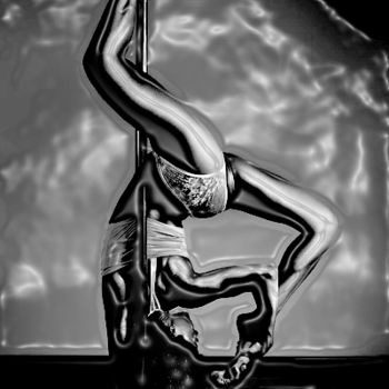 Digital Arts με τίτλο "Libre" από Naïma Gharbi, Αυθεντικά έργα τέχνης, Ψηφιακή ζωγραφική