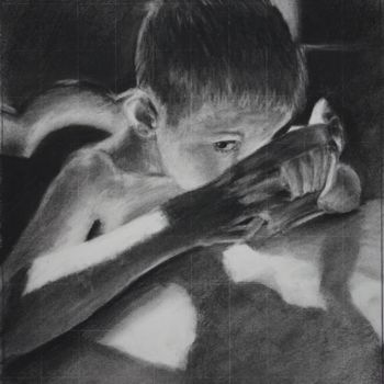 Σχέδιο με τίτλο "D'après Willy Ronis" από Marie Louis, Αυθεντικά έργα τέχνης