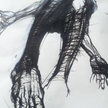 Zeichnungen mit dem Titel "Petit Dessin 30 x 2…" von Claude Duvauchelle, Original-Kunstwerk
