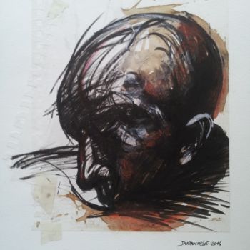 图画 标题为“PORTRAIT IMAGINAIRE…” 由Claude Duvauchelle, 原创艺术品