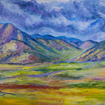 Painting titled "Before the Rain" by Nina Belanova, Original Artwork