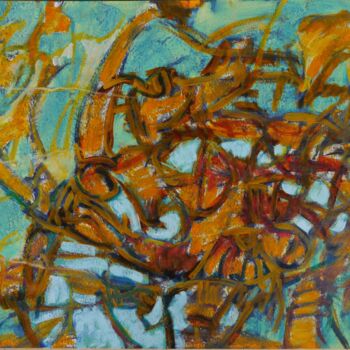 Peinture intitulée "Hercule" par Philippe Casaubon, Œuvre d'art originale
