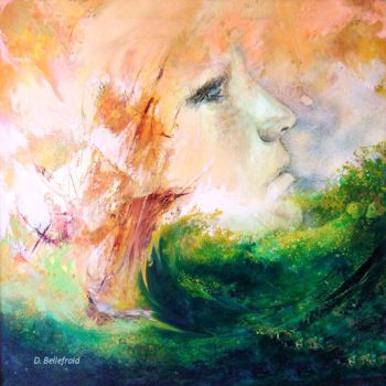 Digital Arts titled "oceane.jpg" by Danielle Bellefroid, Original Artwork, Digital Painting