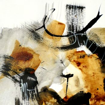 Peinture intitulée "Au fil de nous (9)" par Isabelle Mignot, Œuvre d'art originale, Autre