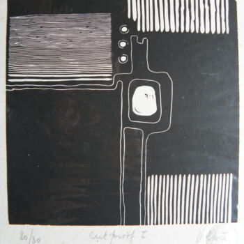印花与版画 标题为“Cut proof I” 由André Colpin, 原创艺术品, Linocuts